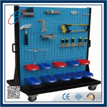 Estrutura de rack de armazenamento de ferramentas requintadas / prateleira pendurada para trás